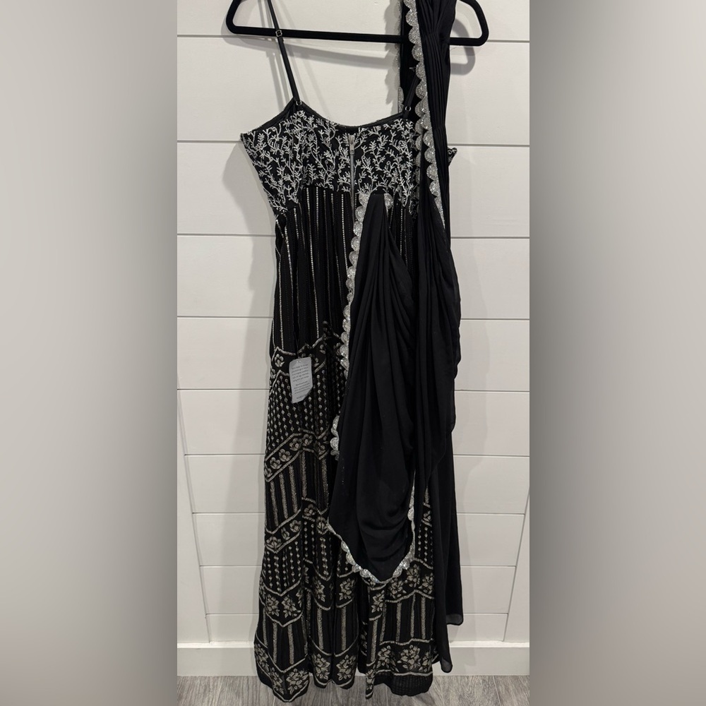 Sani Black and Silver Anarkali - Picture 9 of 14